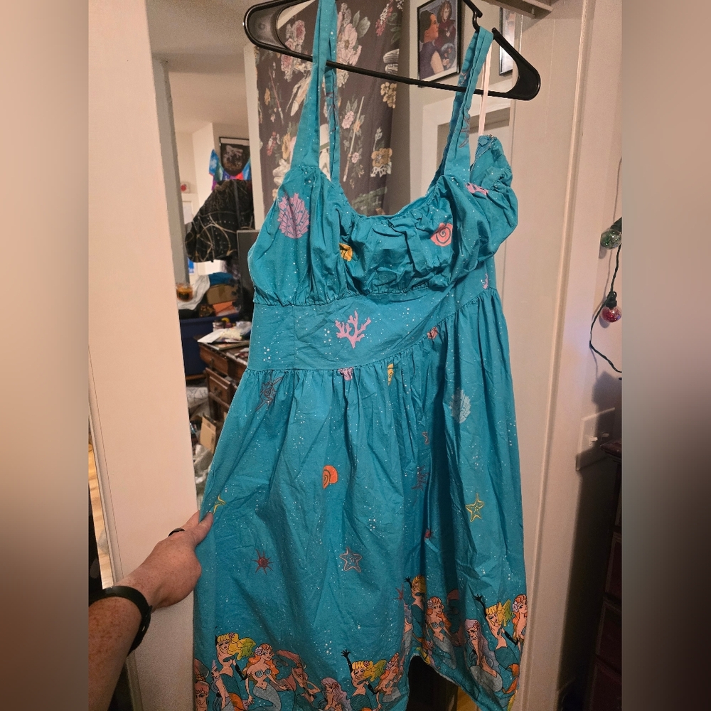 Pinup style mermaid dress